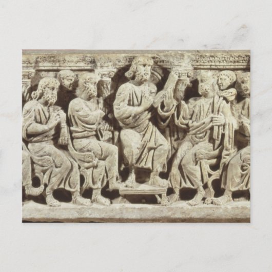 Carte Postale Christ seated and teaching surrounded by the Apost (Devant)