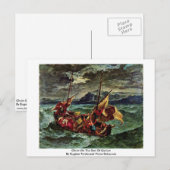 Carte Postale Christ Sur La Mer De Galilée (Devant / Derrière)