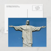 Carte Postale "Christ the Redeemer" postcard (Devant / Derrière)