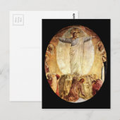 Carte Postale Christ transcendant ressuscité de la tombe (Devant / Derrière)