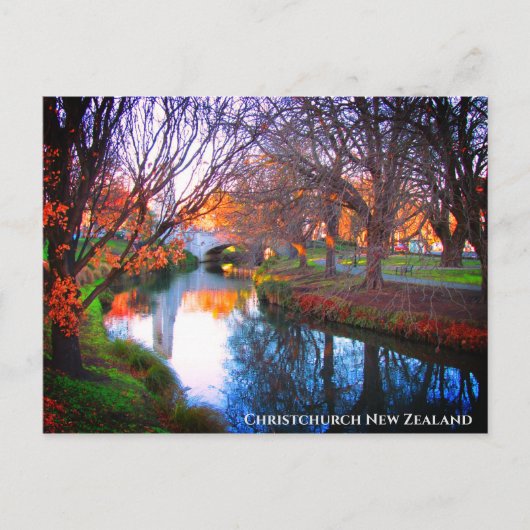Carte Postale Christchurch Nouvelle-Zélande (Devant)
