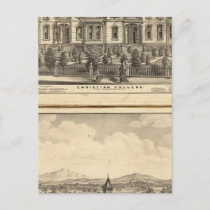 Carte Postale Christian College et Pacific Methodist College