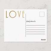 Carte Postale Christian Love Bible verse Typographie Chic (Dos)