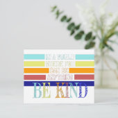 Carte Postale Christian Miracle Worker BE Kind (Debout devant)