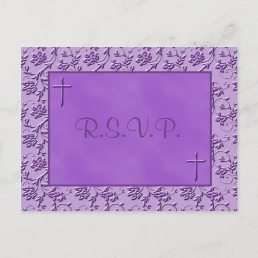 Carte postale Christian Purple R.S.V.P. (Devant)