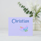 Carte Postale Christian Rainbow Dove (Debout devant)