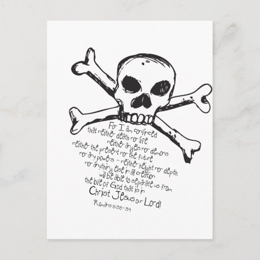 Carte Postale Christian Skull (Devant)