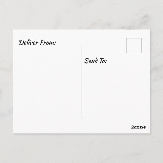 Carte postale Christian Swan (Dos)