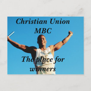 Carte Postale Christian Union MBCTe place pour les gagnants