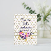 Carte Postale Christian Vous êtes le chef-d'oeuvre de Dieu (Debout devant)