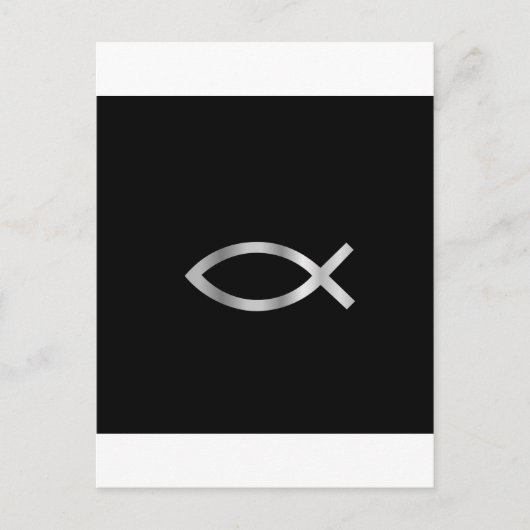 Carte Postale Christianity Ichthys fish (Devant)