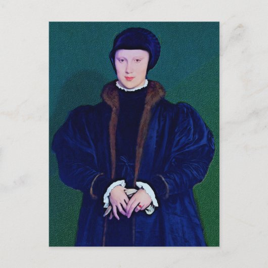 Carte Postale Christina de Danemark Croquis d'encre (Devant)