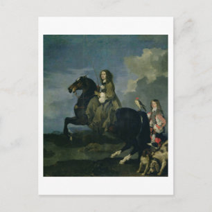 Carte Postale Christina de Suède (1626-89) sur Horseback, 1653 (