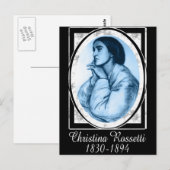 Carte Postale Christina Rossetti (Devant / Derrière)