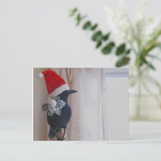 Carte postale Christmas Crow (Debout devant)