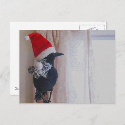 Carte postale Christmas Crow (Devant / Derrière)
