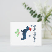 Carte Postale Christmas Dachshund (Debout devant)