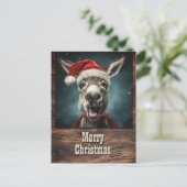 Carte Postale Christmas Donkey (Debout devant)