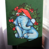 Carte Postale Christmas Elephant