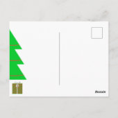 Carte Postale Christmas Elf - Forfait Cadeau Chevr (Dos)