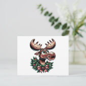 Carte Postale Christmas Elk  (Debout devant)