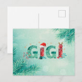 Carte Postale Christmas Gigi (Devant / Derrière)
