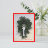 Carte postale Christmas Hope - personnaliser (Debout devant)