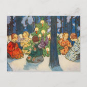 Carte Postale Christmas in the forest - Zdenek Guth (Devant)