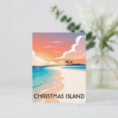 Carte Postale Christmas Island Travel (Debout devant)