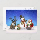 Carte postale Christmas Jug Band (Devant / Derrière)