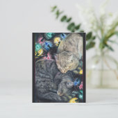 Carte postale Christmas Kitties (Debout devant)