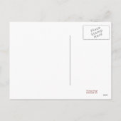 Carte postale Christmas Kitty Crimson Wings (Dos)