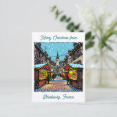 Carte Postale Christmas Market in Strasbourg, France (Debout devant)