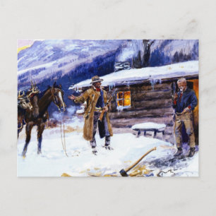 Carte Postale "Christmas Meat" de Charles M Russell