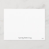 Carte postale Christmas Père Noël Shih Tzu (Dos)