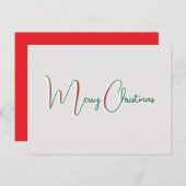 Carte Postale Christmas Postcard (Devant / Derrière)