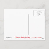 Carte postale Christmas Pud 'Your Text' (Dos)
