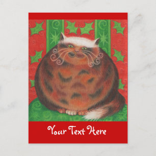 Carte postale Christmas Pud 'Your Text'