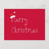 Carte postale Christmas Santa Hat (Devant)
