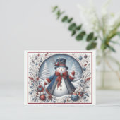 Carte Postale Christmas Snowman (Debout devant)