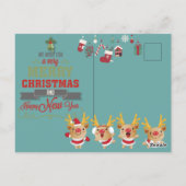 Carte Postale Christmas Teddy (Dos)