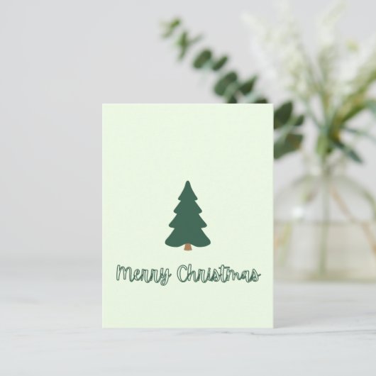 Carte Postale Christmas Tree (Debout devant)