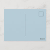 Carte Postale Christmas tree & starry night postcard (Dos)