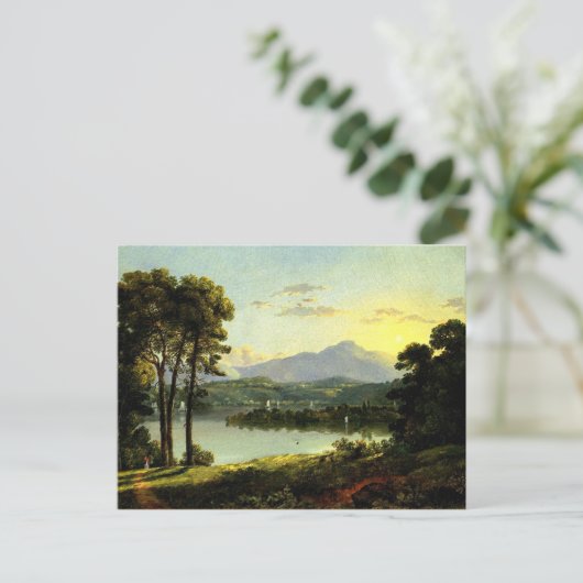 Carte Postale Christopher Cranch - Vue sur l'Hudson (Debout devant)