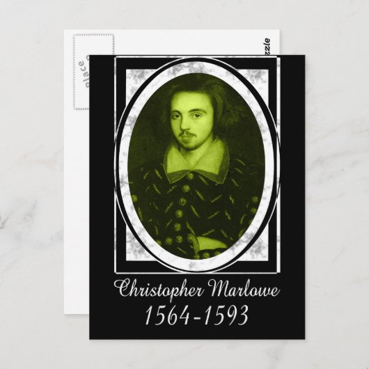 Carte Postale Christopher Marlowe (Devant / Derrière)