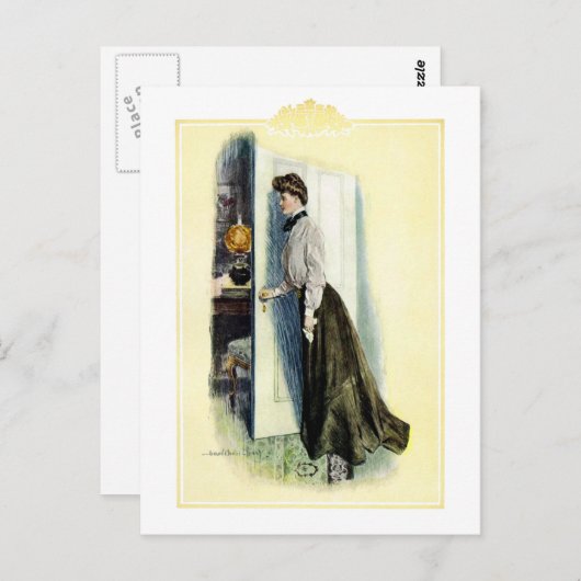 Carte Postale Christy Girl - Howard Chandler Christy (Devant / Derrière)