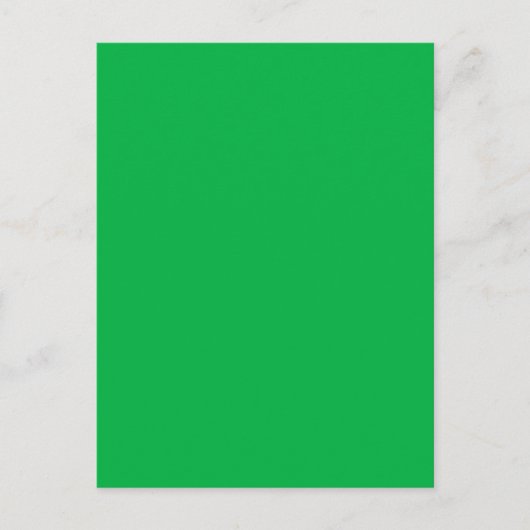 Carte Postale Chroma couleur clé vert (Devant)