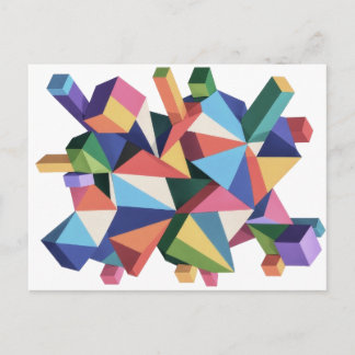 Carte Postale Chromatic Fragment Field