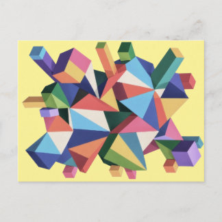 Carte Postale Chromatic Fragment Field