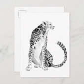 Carte Postale Chrome Cheetah (Devant / Derrière)
